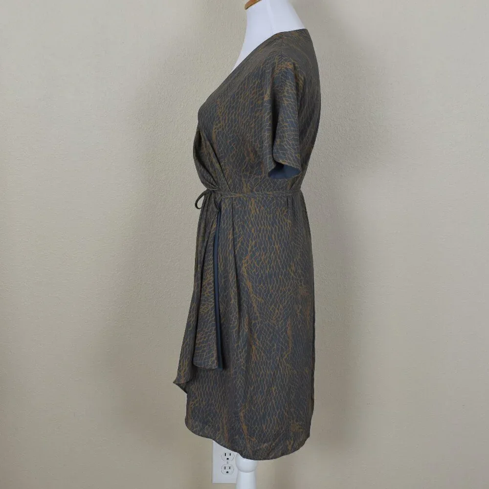 Babaton Wallace Printed Wrap Dress - S - Picture 5 of 10